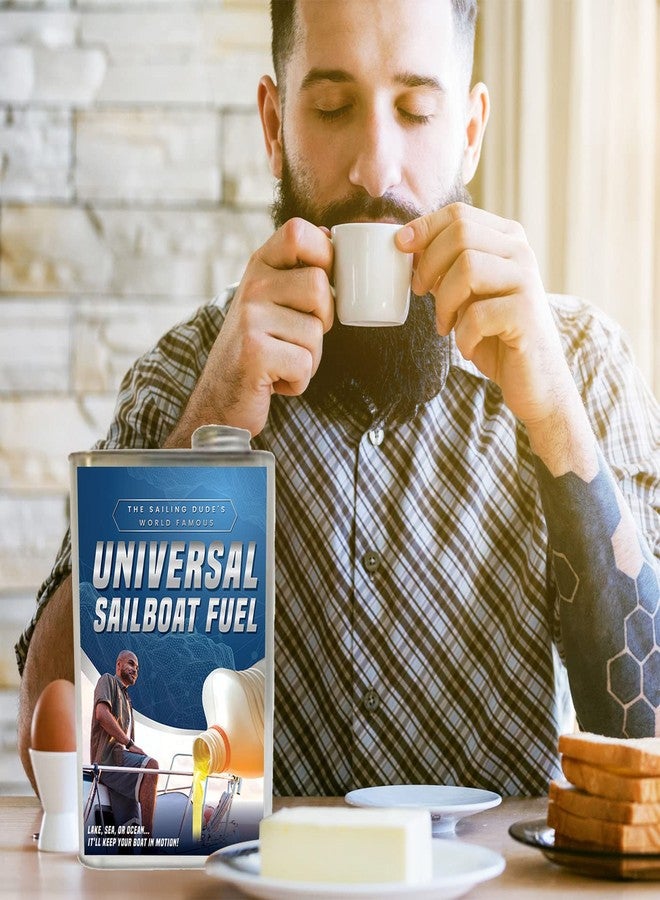 Gears Out Universal Sailboat Fuel - Funny Prank Tin - Empty Gag Gift for Men - Gifts for Boaters - Sailboat Gifts - Gift Ideas for Boat Owners and Sailors - Blinker Fluid - Dehydrated Water - Image 2